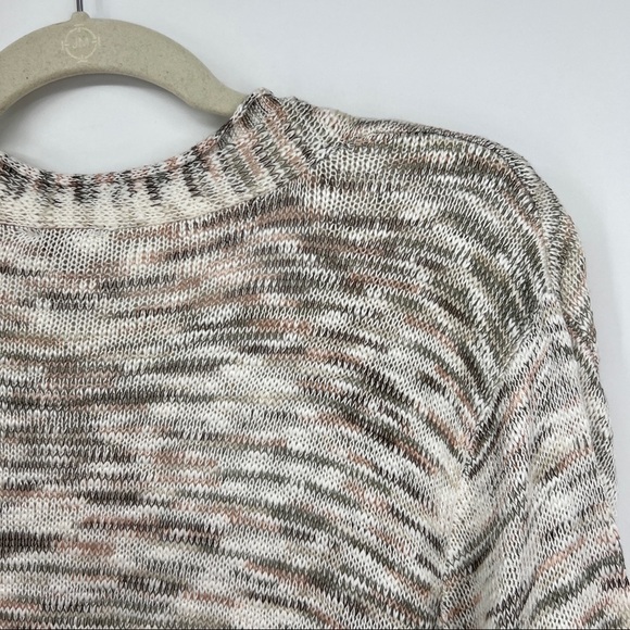 Nwt Avenue Space-Dyed Long Sleeves Ribbed Knit Open Drape Cardigan Sweater - Picture 8 of 9